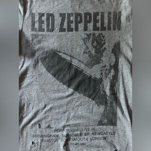 NWT Distressed Led Zeppelin T-shirt Size Medium H&M